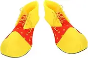 [BESTYASH] Halloween Clown Shoes Men's Sandals Halloween Costumes While Sandals Circus Clown Costume Clown Costume Accessories Skeleton Red Clown Performance Shoes Clown Cosplay Props