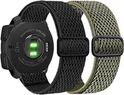 Olytop Elastic Watch Bands for Garmin Instinct/2 Solar, 22mm Soft Stretchy Nylon Ultra-Light Wristband Replacement Strap Men Women for Garmin Instinct Tactical/Esports/Solar/Tide Smartwatch