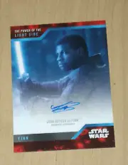 2019 Topps Star Wars LIGHT Side on demand auto autograph John Boyega FINN