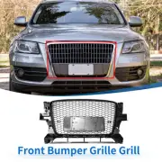 No.8R0853651P Front Upper Bumper Grille Grill for Audi Q5 2009-2012 Black ABS