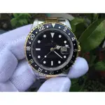 ROLEX 勞力士 型號16713LN 半金GMT 錶徑40MM 3185 自動上鍊機芯 1993年二手