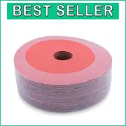Ceramic 60 Grit Grinding & Sanding Discs 5” x 7/8” - 25 Pack for Angle Grinders