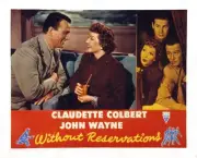 Without Reservations Lobby Card John Wayne Claudette Colbert 1946 Old Photo