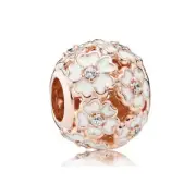 PANDORA White Primrose Meadow Charm 781488EN12