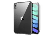 Apple iPad Mini 8.3" 7th/6th Generation (2024/2021) Crystal Clear Transparent Ultra Slim Soft TPU Gel Back Case by MEZON (iPad Mini 8.3", Gel)