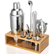 Cocktail Shaker Set Mixology Bartender Kit 10-Piece Bar Tool Set with Stylish...