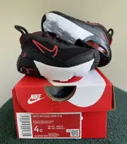 Rare New Nike Air Max 2090 TD Baby CU2092-004 sz 4c Black/Red Bred 1 90 jordan