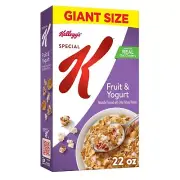 Kellogg's Special K Breakfast Cereal Family Breakfast Fiber Cereal Giant Size...