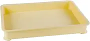 Sanno Japan SN4652 Banshige Bread Confectionery Banju Confectionery Food Container, Storage Supplies, Commercial Use, Yellow, 25.2 x 16.3 x 3.5 inches (64 x 41.5 x 9 cm), Small