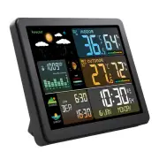Electronic Weather Station Smart Color Screen Multi-function Alarm Clock Thermometer Hygrometer Weather Forecast Display