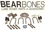 Land Rover Series 3 88'' Rear U bolt Shackle Plate & Bush kit