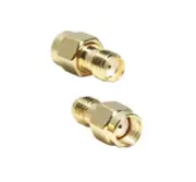 DHT Electronics 2PCS coaxial Coax Adapter SMA Female to RP-SMA Male
