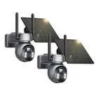 4G LTE Cellular Security Camera Wireless Outdoor, Solar No WiFi Security Came...