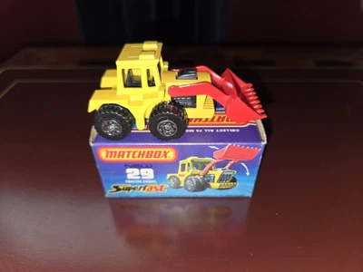 Matchbox Superfast #29 Tractor Shovel In Original Box New In Box