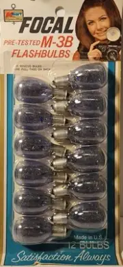 Kmart FOCAL M-3B Flashbulbs 12 Pack New