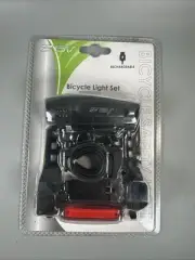 BV LED Bicycle Safety Light Set Rechargeable Super Bright 4 Modes With Flash New