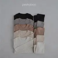 在飛比找蝦皮商城優惠-peekaboo 莫代爾直紋兒童套裝 ｜男童套裝 女童套裝 