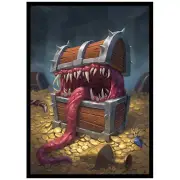 Treasure Chest Mimic - Yugioh Size - 100 Smooth Matte TCG Card Sleeves
