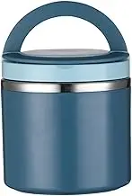 800ML Food Flask Stainless Steel Leak Proof Soup Flask for Hot Food Large Capacity Vacuum Insulated Food Thermos with Handle Thermos Food Flask Food Thermos Thermos Flask Food for School Blue