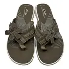 Clarks Brinkley Flora Womens Taupe Flip Flop Sandal Size 7 NIB