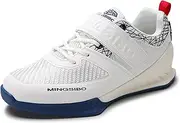 [SDEQA] Men's Deadlift Shoes Squat Weightlifting Shoes Gym Sneakers for Weight Lifting Hard Pulling and Weight Training