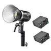 Godox 神牛 ML60Bi 雙色溫 手持外拍 LED燈 補光燈+F980 X2+充電器(ML60 Bi 公司貨)
