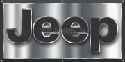 JEEP DEALER COLLECTOR STYLE SIGN REMAKE BANNER BLACK SHOP GARAGE ART SIZE CHOICE