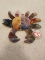 TY Beanie Baby "Claude" The Crab with ***Multiple Tag errors***