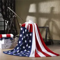 在飛比找PChome24h購物優惠-新款各國國旗雙層毯子 毯子 居家毯子 小毯子 (隨機出貨)