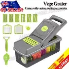 Vegetable Chopper Grater Slicer Cutter 15 in 1 Interchangeable NEW