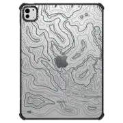 iPad Pro 11-inch (M4) iPad Impact Case Sea Contour Tablet Case - Black Edition