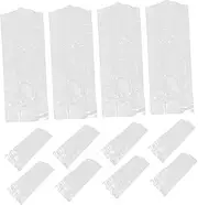 iplusmile 30Pcs Clear Garment Bags for Dustproof Clothing Storage Transparent Suit Protectors for Coats Jackets and Uniforms Reusable Organizers for Home and Travel