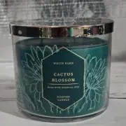 NWT Bath and Body Work Cactus Blossom 3-Wick Candle Home Decor Fragrance