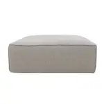 [James Lane] Riley Boucle Pumice Modular Small Ottoman