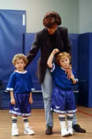 Ian Bottiglieri as Gabe Bergman, Hillary B. Smith as Annie Bergma- Old Photo 1