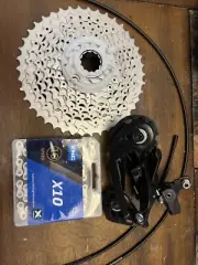 SHIMANO DEORE M4120 Incomplete System. See Photos 1x10 Speed group KMC X10 CHAIN