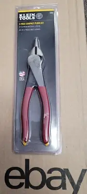 Klein Tools 2 pc Compact Pliers Kit (92920) D203-8 & D228-7 SAME DAY SHIPPING!