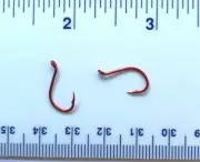 100 Matzuo 113060 Red Chrome Octopus Fish Fishing Hooks size 8 - 100 hooks
