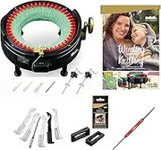 addi Express King Size Knitting Machine Kit Extended Version with Digital Counter Includes: 46 Needles Knitting Machine Pattern Book Express Hook Replacement Needles Stopper