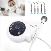 Dental Ultrasonic Scaler with 5 Tips LED Handpiece Fit Cavitron EMS Woodpecker