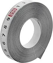 NUOBESTY Self Adhesive Sticky Measuring Tape Woodworking Ruler for Easy Measurements Workbench Walls Curved Surfaces Left to Right Reading Imperial Metric Scales
