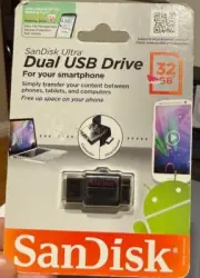 SanDisk 32GB Dual USB DRIVE - Brand NEW - MICRO AND USB