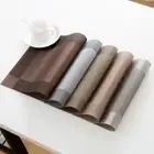 Anti Slip Placemats Rectangle Table Mat Dining Table Place Mats Household