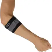 OrthoSleeve ES3 Compression Elbow Sleeve (One Sleeve) (Black, Large)