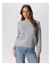 [Vero Moda] Doffy Shine Knit in Light Grey