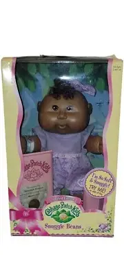 Cabbage Patch Kids African American Snuggle Beans Doll New In Box