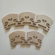 5x 4/4 Violin European Maple Bridge Baroque Style String Accessory Violin A+++