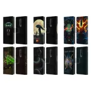 CHRISTOS KARAPANOS HORROR 2 LEATHER BOOK WALLET CASE FOR BLACKBERRY ONEPLUS