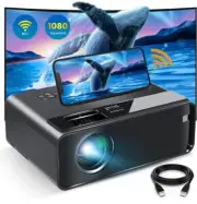 ELEPHAS Mini WiFi Projector For iPhone, IOS, Android And TV Stick
