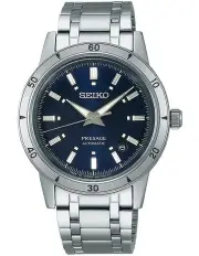 [Seiko] Presage Stainless Steel Watch in Silver/Blue